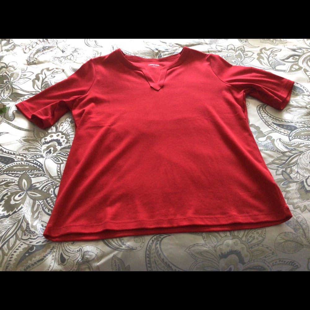 Red knit Tee